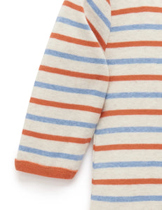 Striped Bodysuit Pumpkin Stripe