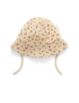 Animal Print Towelling Sun Hat