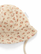 Animal Print Towelling Sun Hat