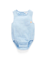 Striped Crinkle Bodysuit