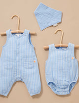 Striped Crinkle Bodysuit