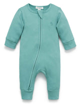 Moss Rib Zip Growsuit