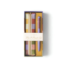 Load image into Gallery viewer, Pen &amp; Pouch Set - Bold Stripe
