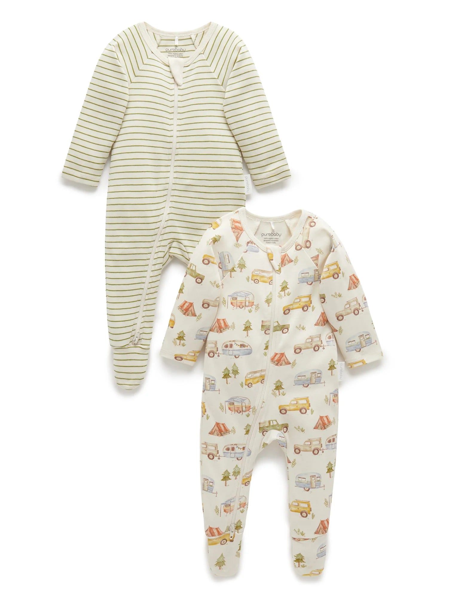 Long Weekend 2 Pack Zip Growsuit