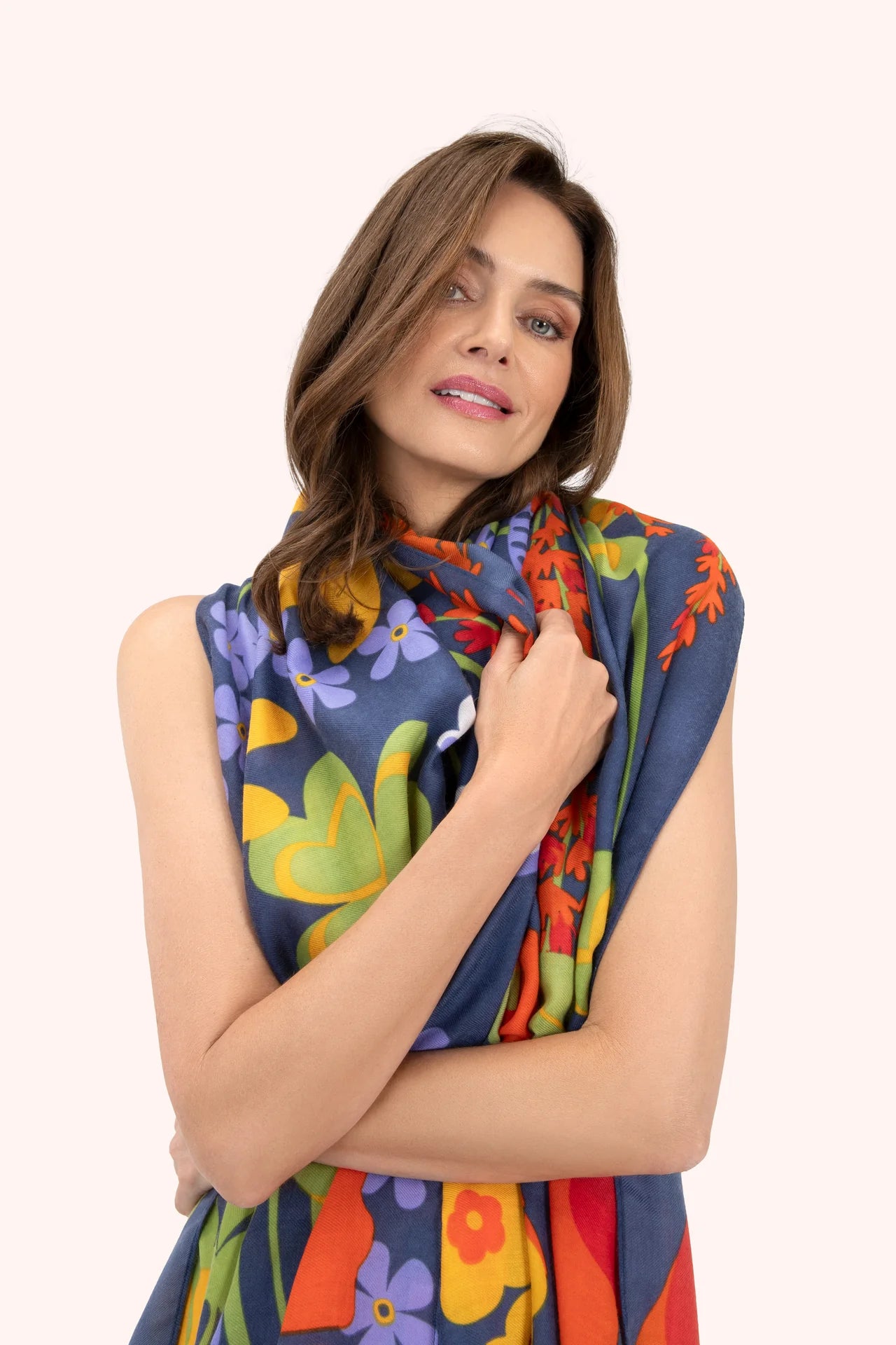 Print Scarf Nordic Meadow