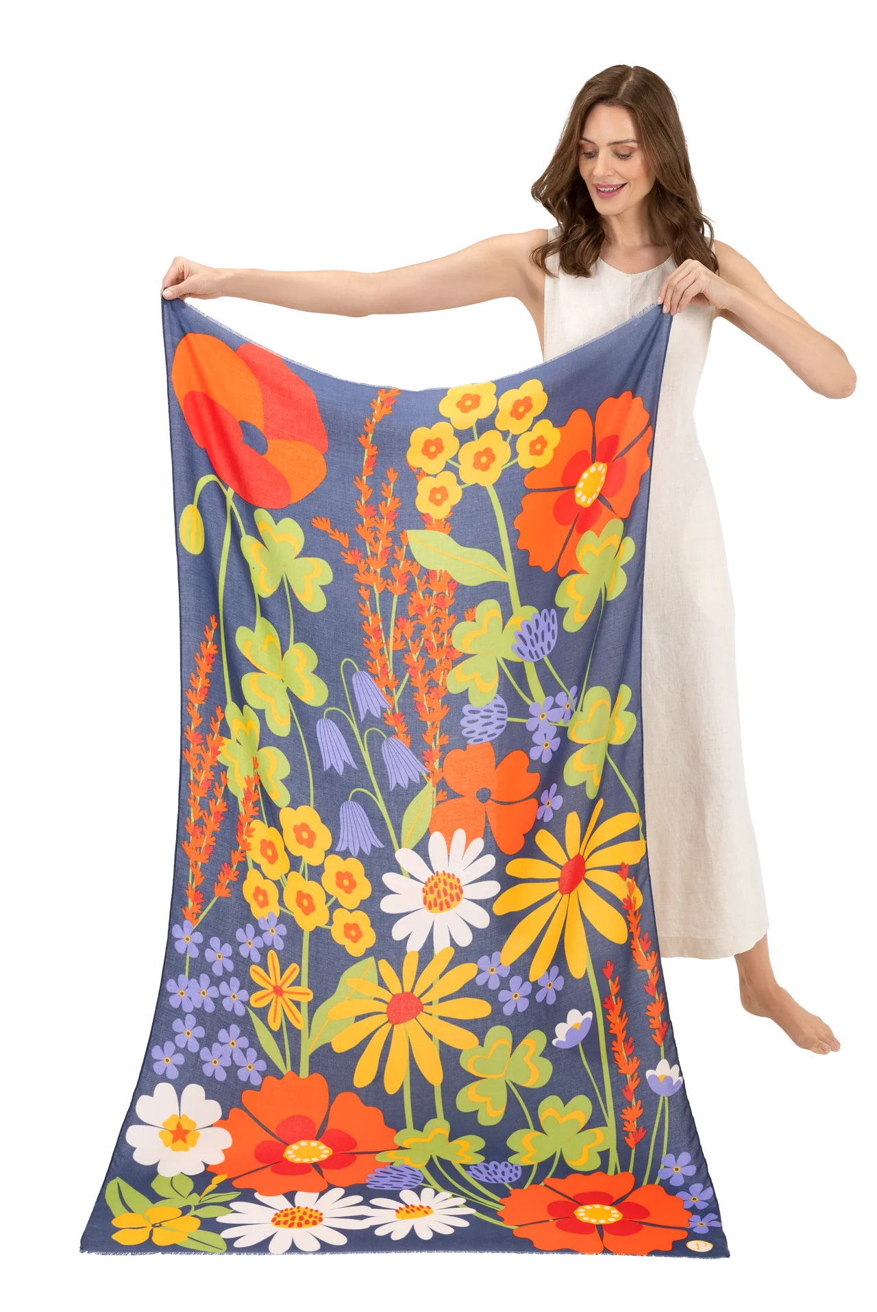 Print Scarf Nordic Meadow