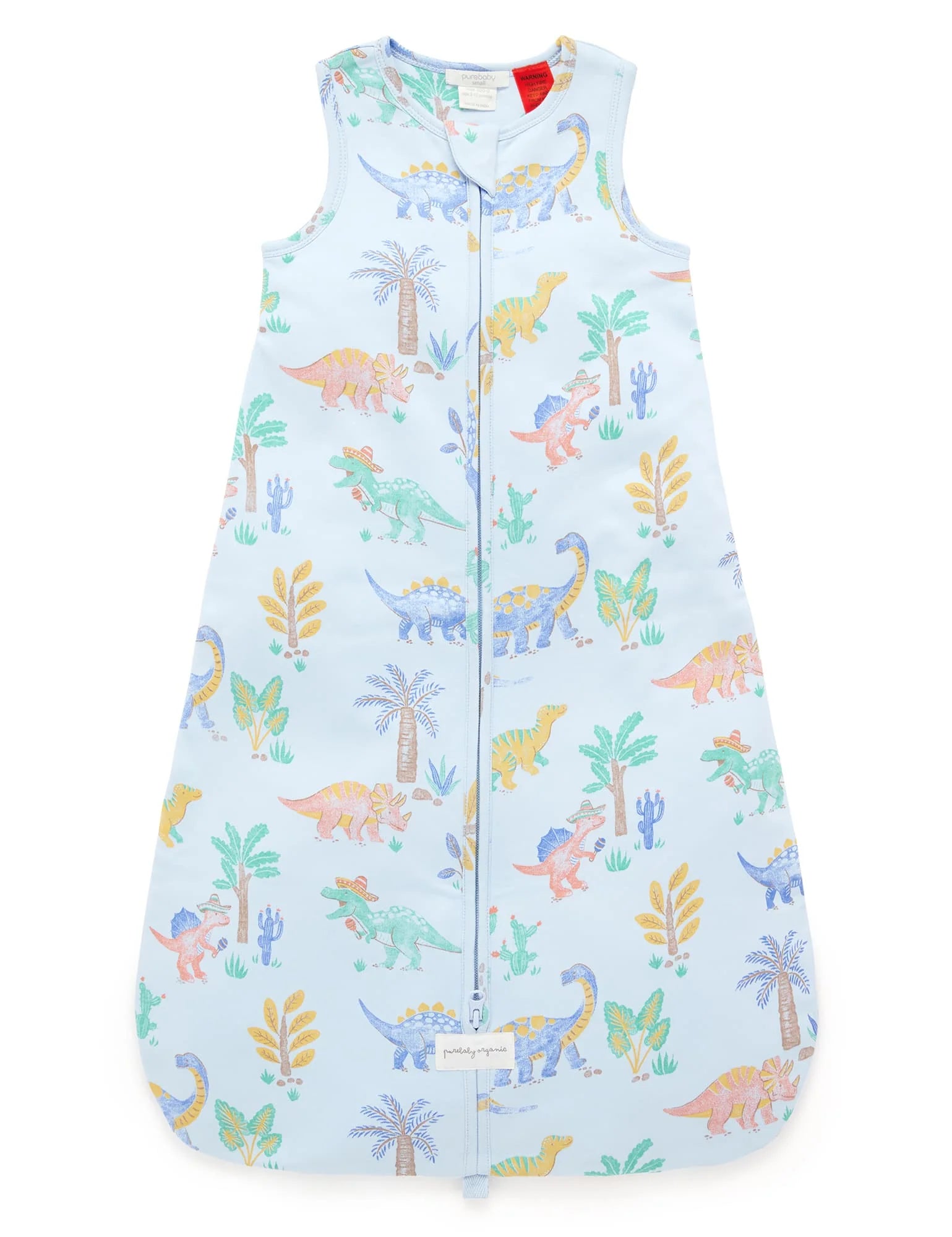 Desert Dinosaurs Sleeveless Sleeping Bag