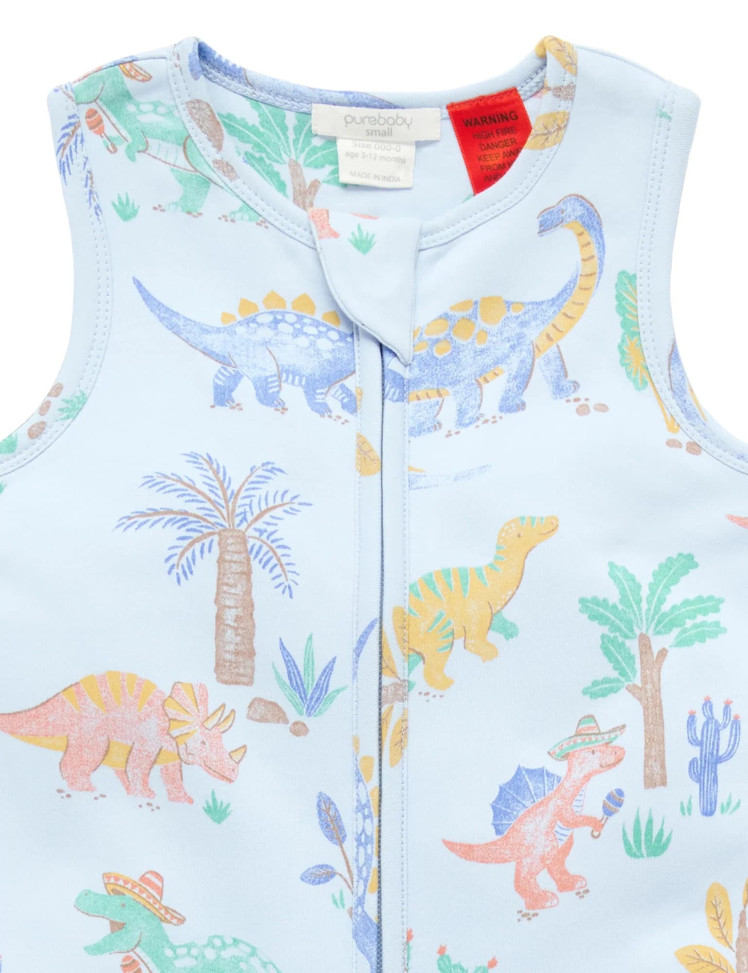 Desert Dinosaurs Sleeveless Sleeping Bag