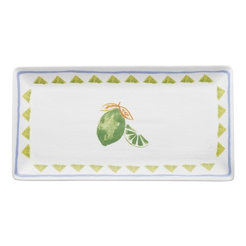 Fiesta Rectangle Platter 29.5cm - Lime