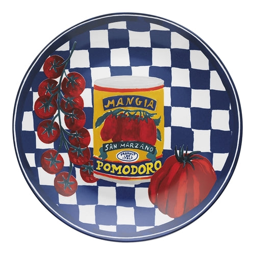 Valentina Round Platter Tomato
