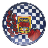 Valentina Round Platter Tomato