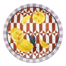 Load image into Gallery viewer, Valentina Round Platter Lemon
