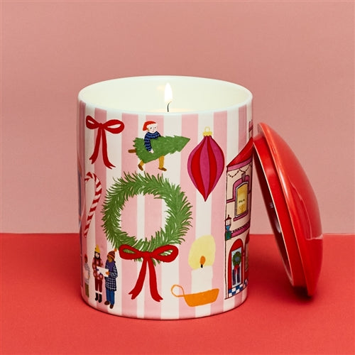 Night Before Ceramic Candle