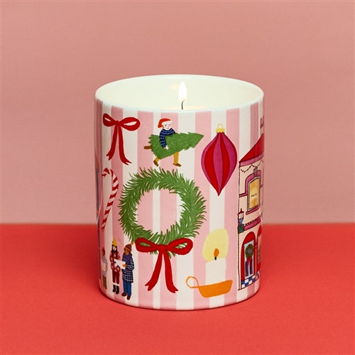 Night Before Ceramic Candle