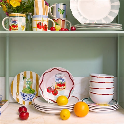 Valentina Side Plate - Tomato Paste