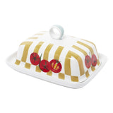 Valentina Butter Dish - Tomato
