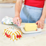 Valentina Butter Dish - Tomato