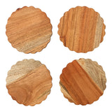 Cleo Set of 4 Round Coasters 10cm