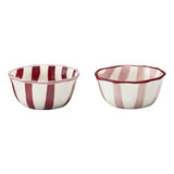 Porto Sable Set of 2 Dip Bowls Raspberry