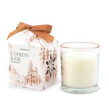 Cypress & Fir Glass Votive Candle