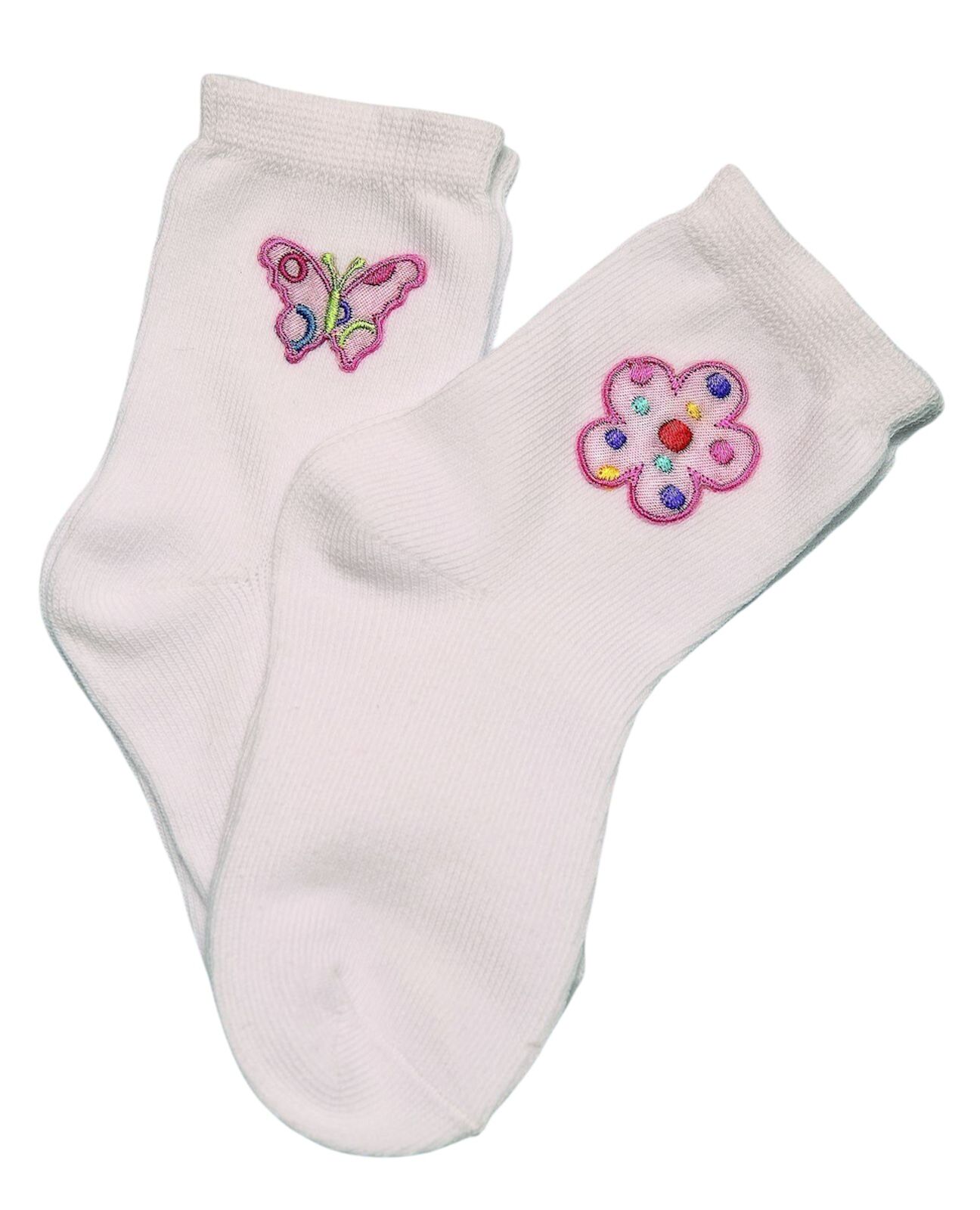 Butterfly & Flower Socks 2 Pack