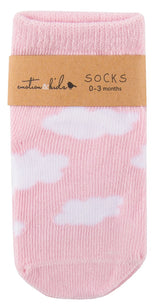 Pale Pink Cloud Socks