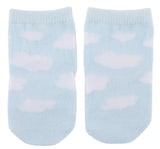 Pale Blue Cloud Socks