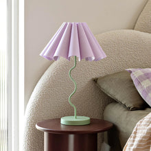 Load image into Gallery viewer, Cora Table Lamp - Lilac / Pastel Green
