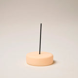 Frosted Glass Holder Large - Peach