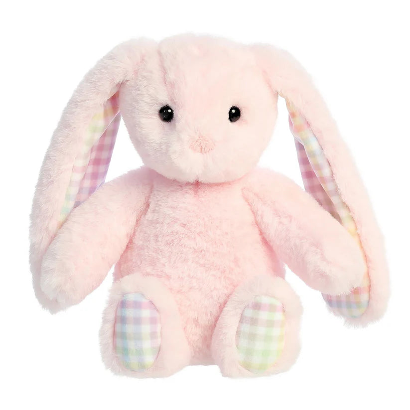 Poppy the Rainbow Gingham Bunny