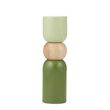 Pisces Wood Salt & Pepper Grinder Green