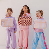 Cherry Check Large Lunch Bag