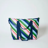 Zip Medium Tote – Rugby Stripe