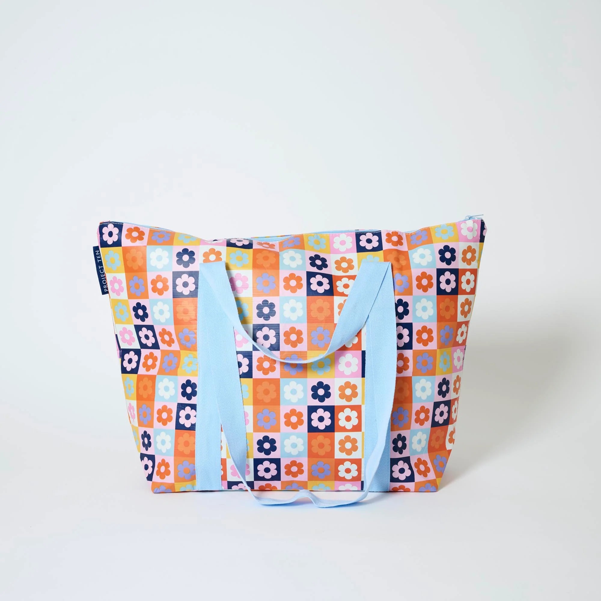 Zip Medium Tote – Square Garden