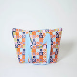 Zip Medium Tote – Square Garden
