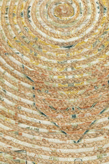 Kali Round Mat Yellow