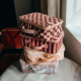 Cherry Check Large Lunch Bag