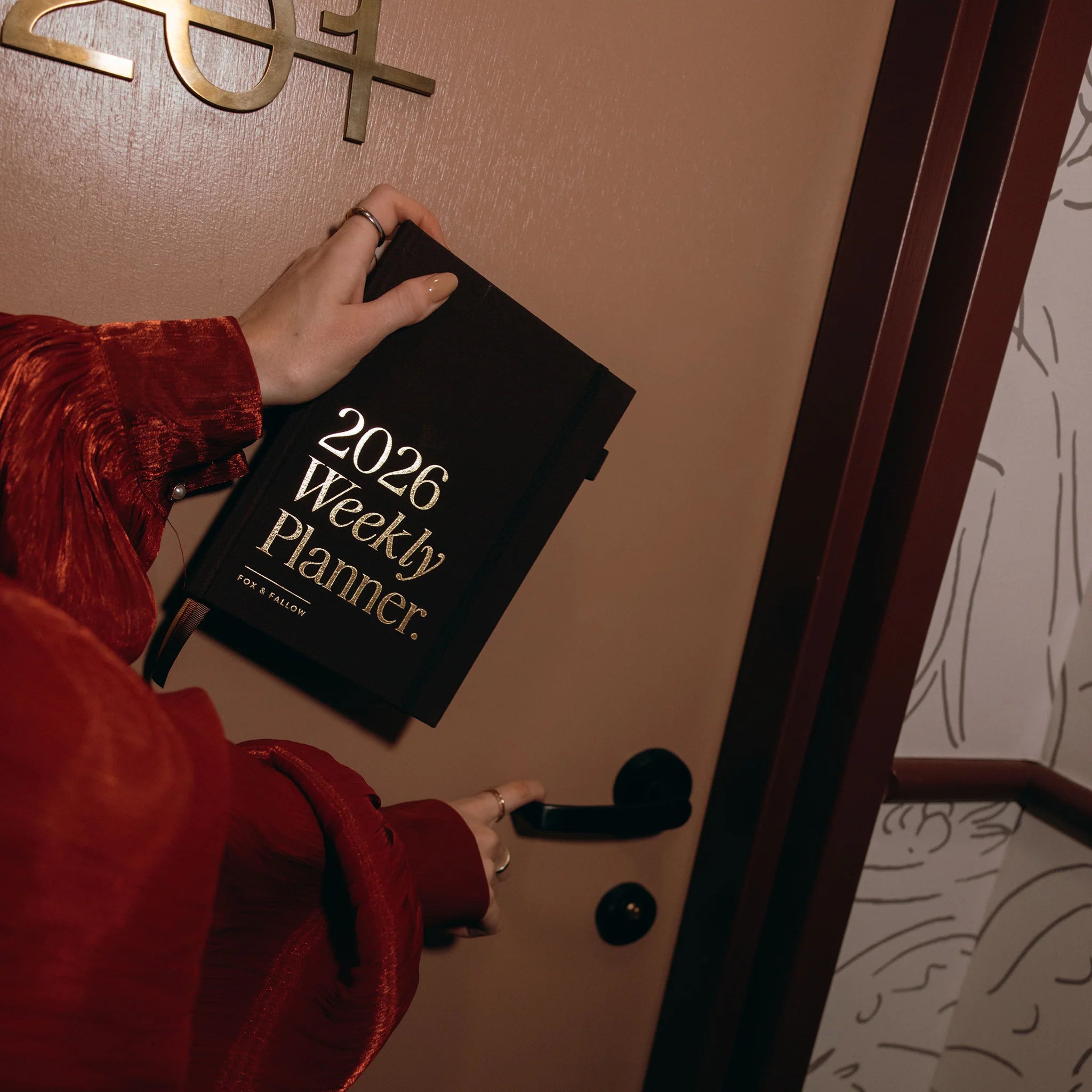 2026 A5 Vertical Planner - Chocolate