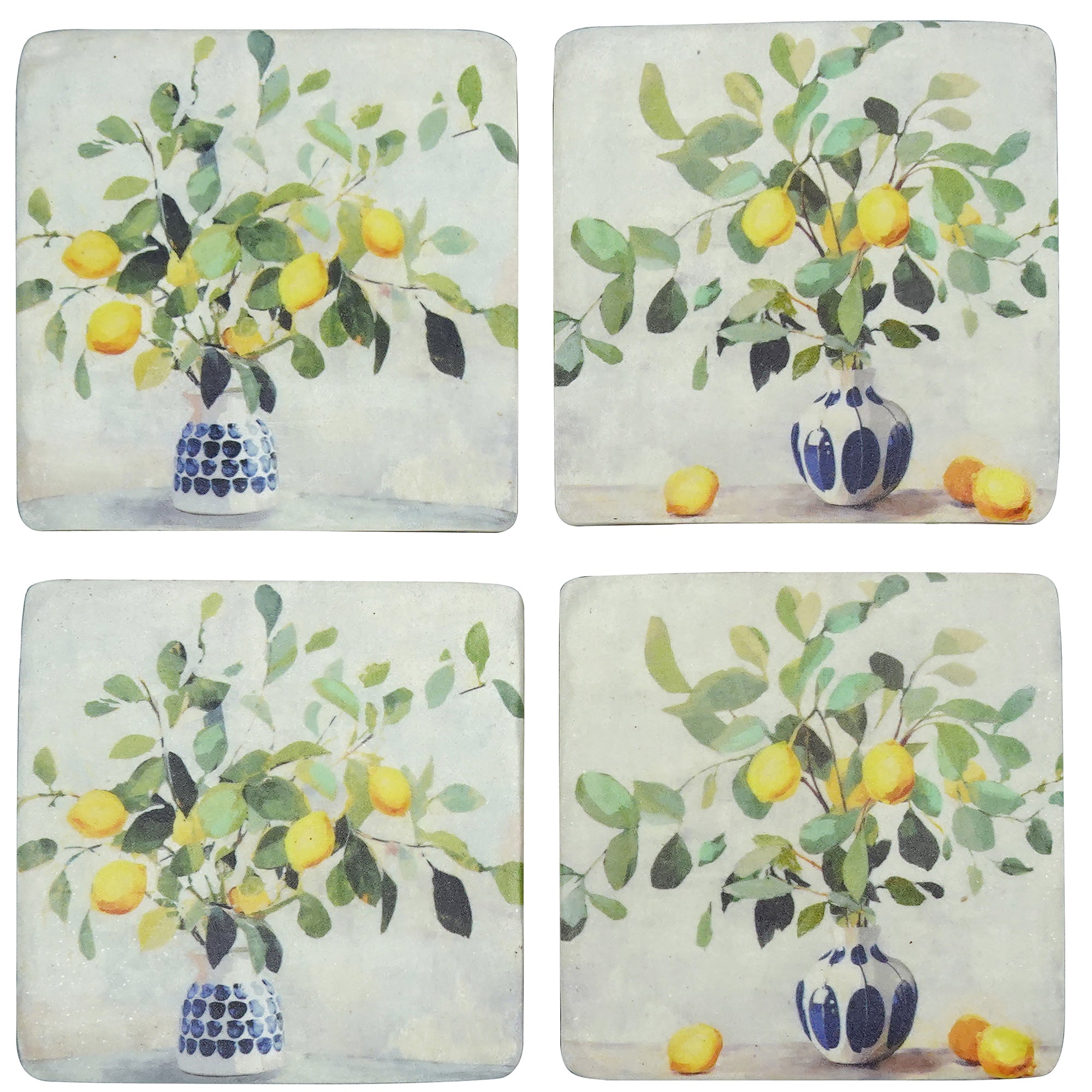 Tangy Tabletop Coasters - Set of 4