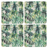 Monstera Grove Coasters - Set of 4