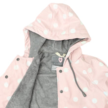 Load image into Gallery viewer, Colour Change Polkadot Raincoat - Pink
