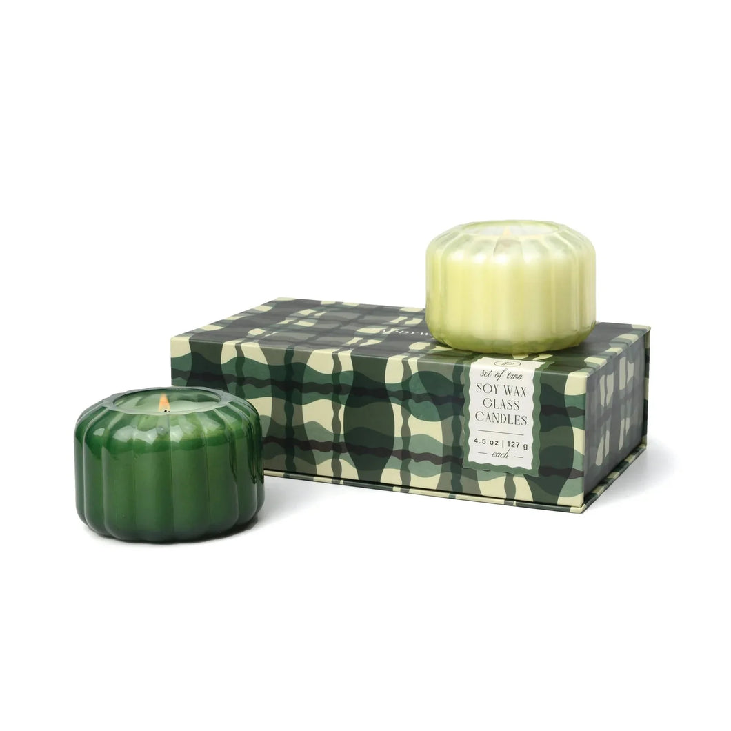 Green Candle Gift Set