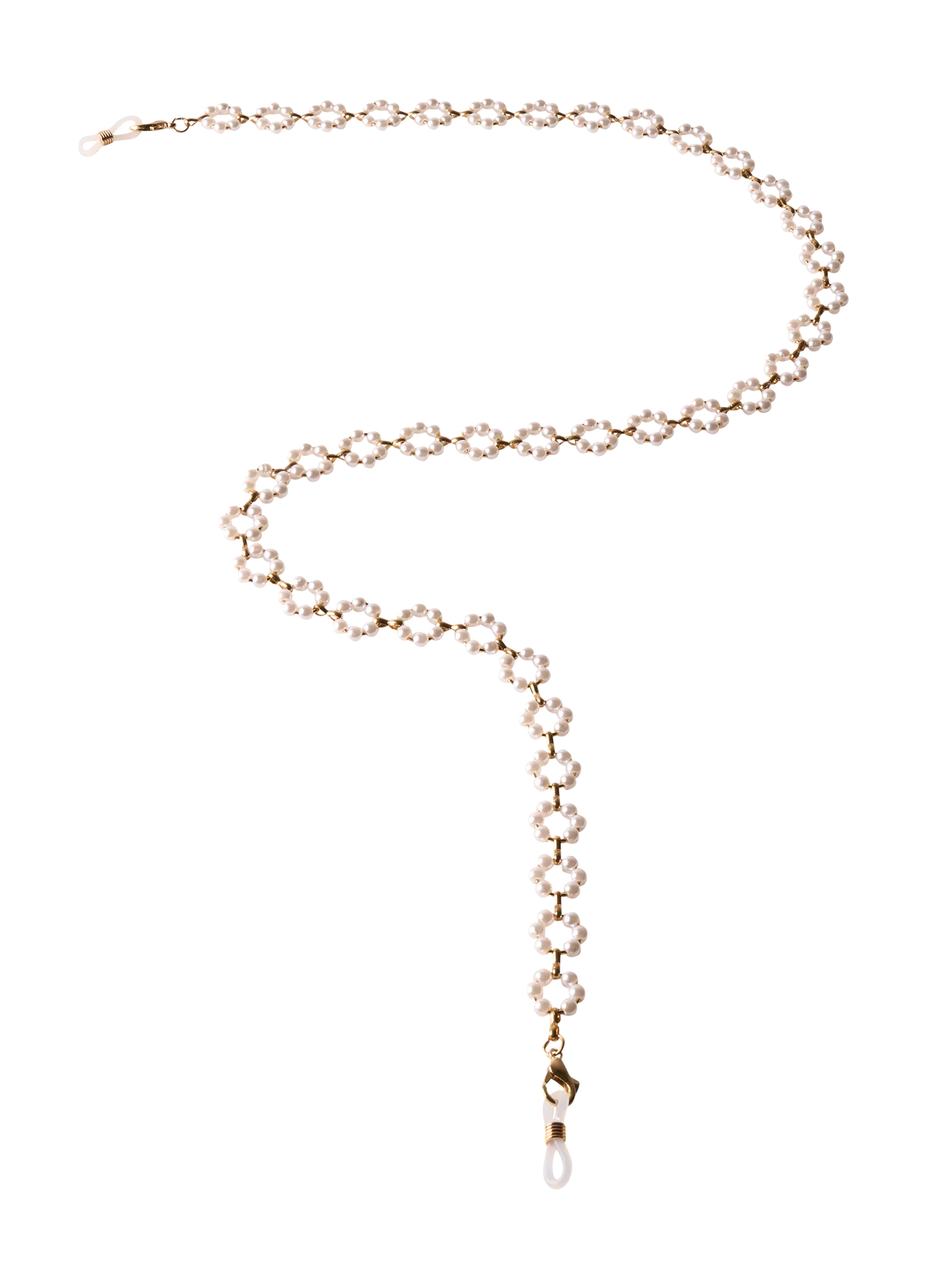 Sunglasses Chain Mini Pearl Hoops