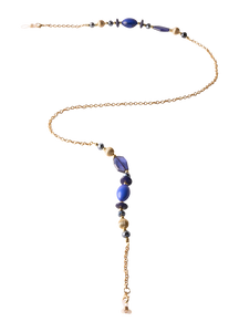 Sunglasses Chain Bold Blue Beads
