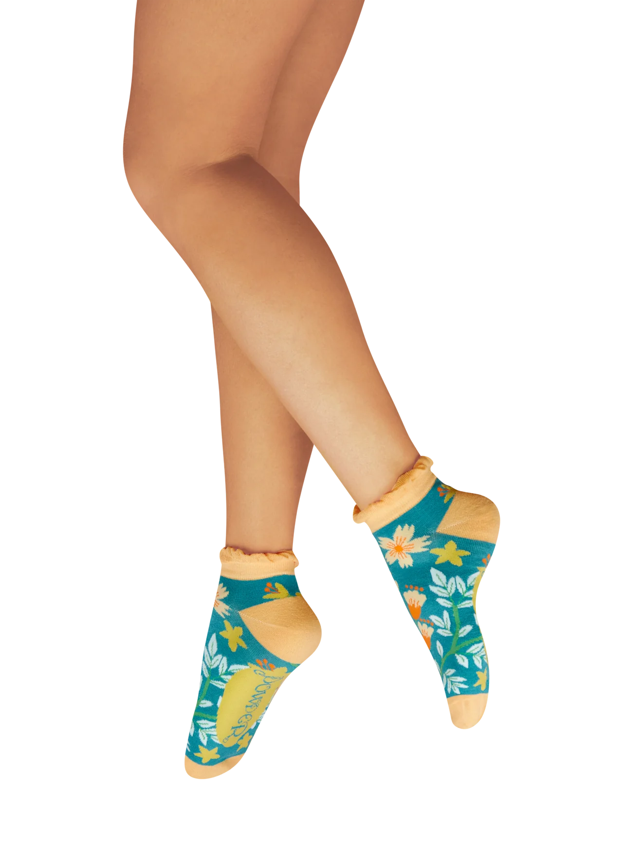 Ladies Trainer Socks Heavenly Hedgerow Teal