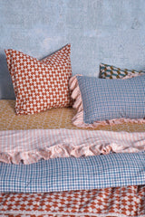 Cefalù Check Full Ruffle Pillowcase Set of 2