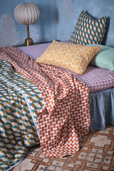 Marmelatta Check Fitted Sheet - Queen