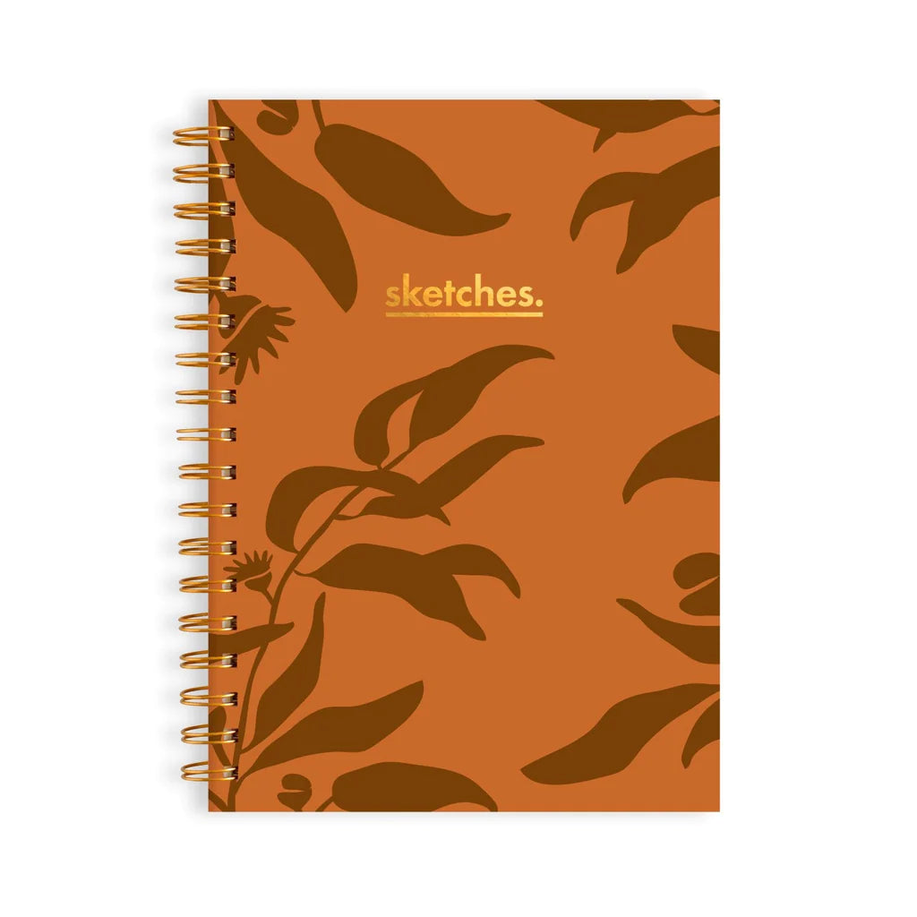 Rust Eucalyptus Medium Spiral Sketchbook
