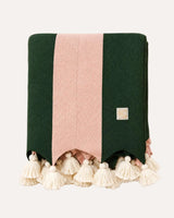 Club Stripe Knit Throw Blanket