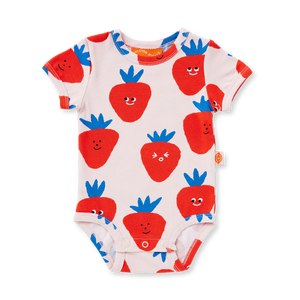 Berry Cosy Short Sleeve Bodysuit